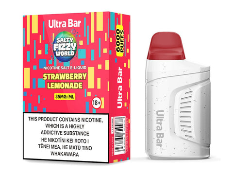 Ultra Bar Strawberry Lemonade Disposable Vape | Hollywood Vape NZ