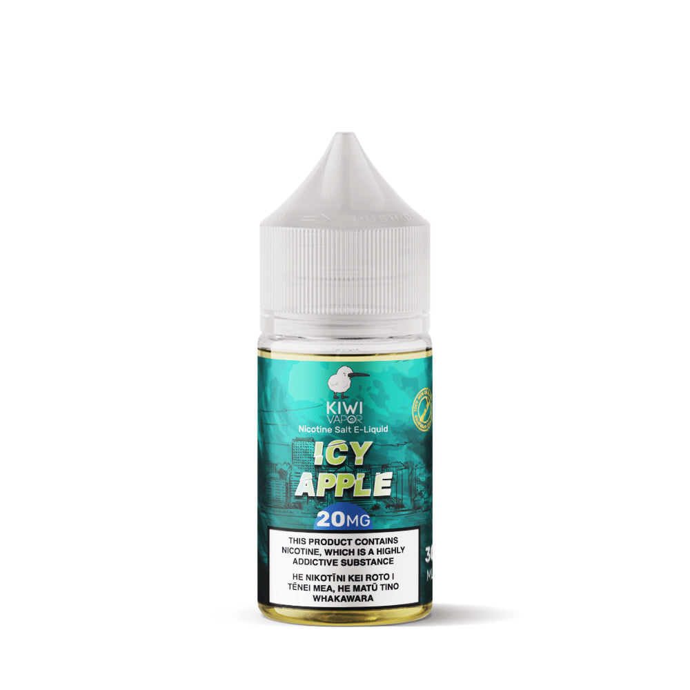 Kiwi Vapor Icy Apple Nicotine Salt E-liquid | Smoka Vape NZ