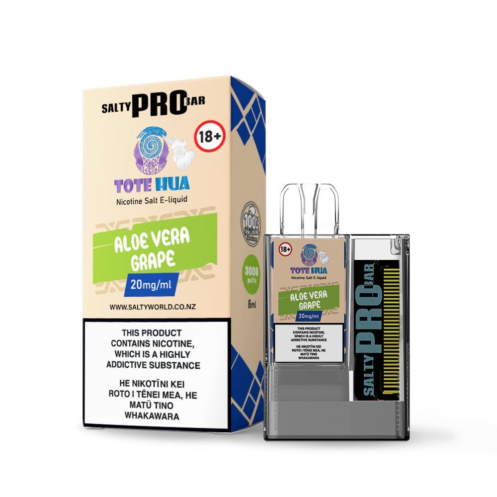 Salty Pro Bar Aloe Vera Grape Disposable Vape | Hollywood Vape NZ